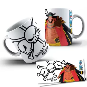 One Piece – Caneca de Porcelana – Barba Negra