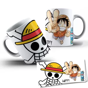 One Piece – Caneca de Porcelana – Luffy