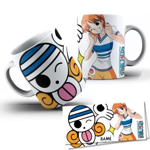 One Piece – Caneca de Porcelana Nami