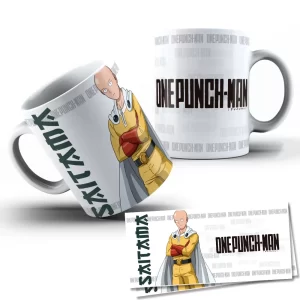 One Punch Man – Caneca de Porcelana – Saitama