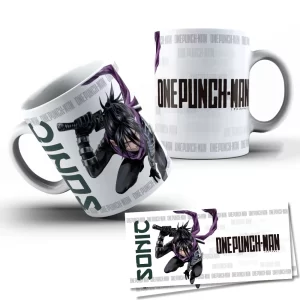 One Punch Man – Caneca de Porcelana – Sonic
